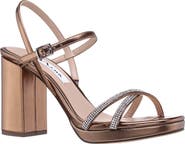 Nina Steven Embellished Platform Sandal