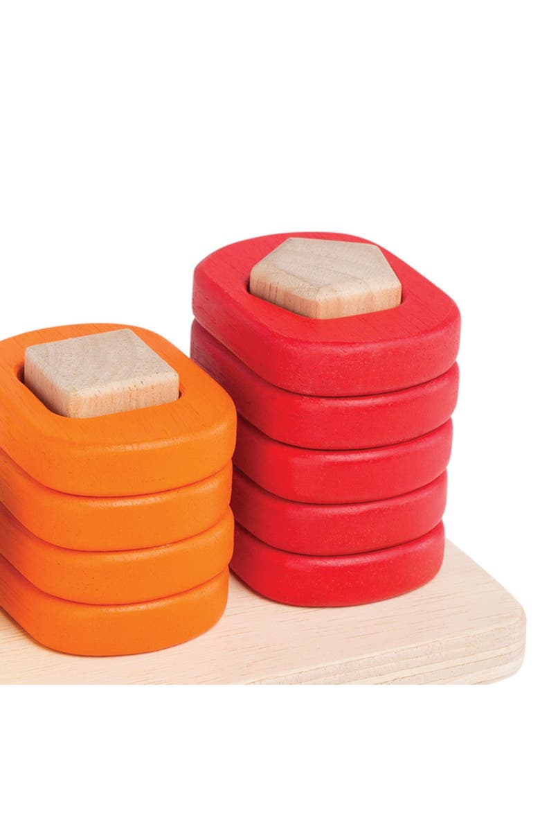 Kaplan Early Learning Company Toddler Shape Sorter, Stacker, and Geometric Puzzle, Alternate, color, Multicolor