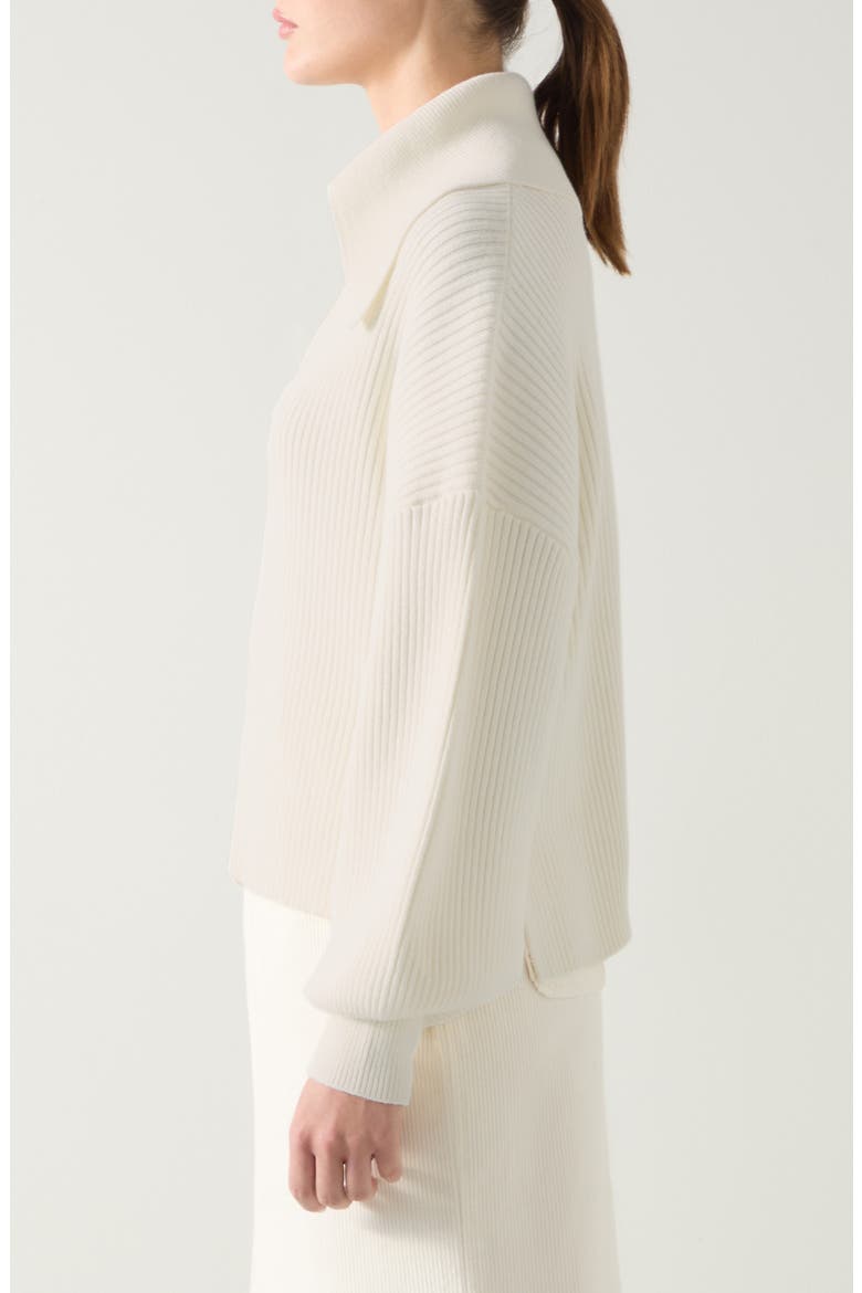 Polly Oversize Rib Top, Alternate, color, CREAM