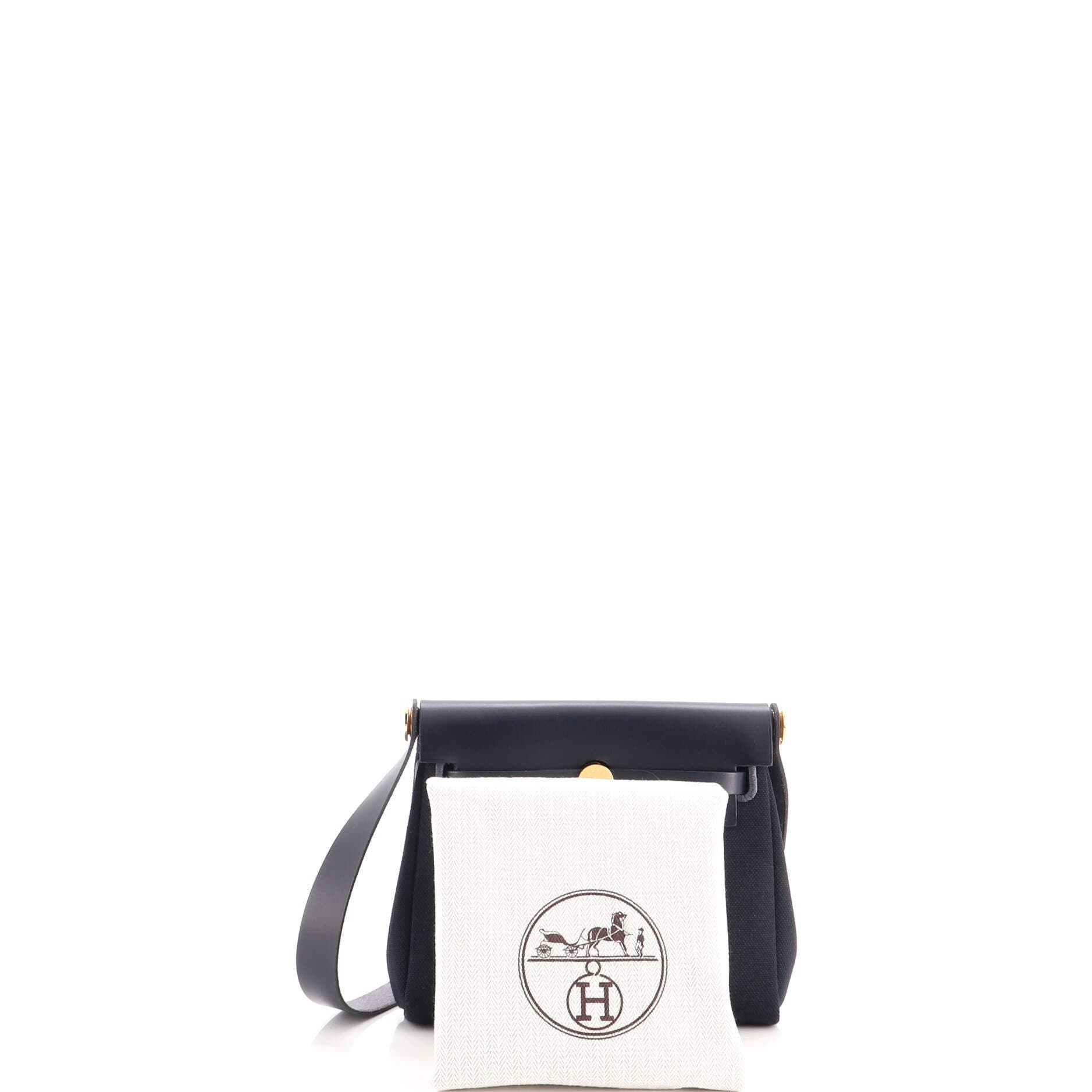 Herbag Zip Toile and Leather 20, Alternate, color, Black