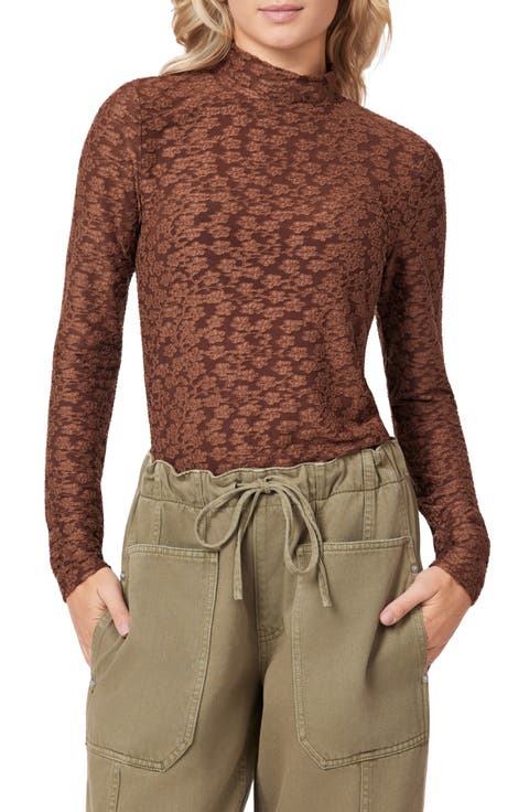 Long Sleeve Turtleneck Top