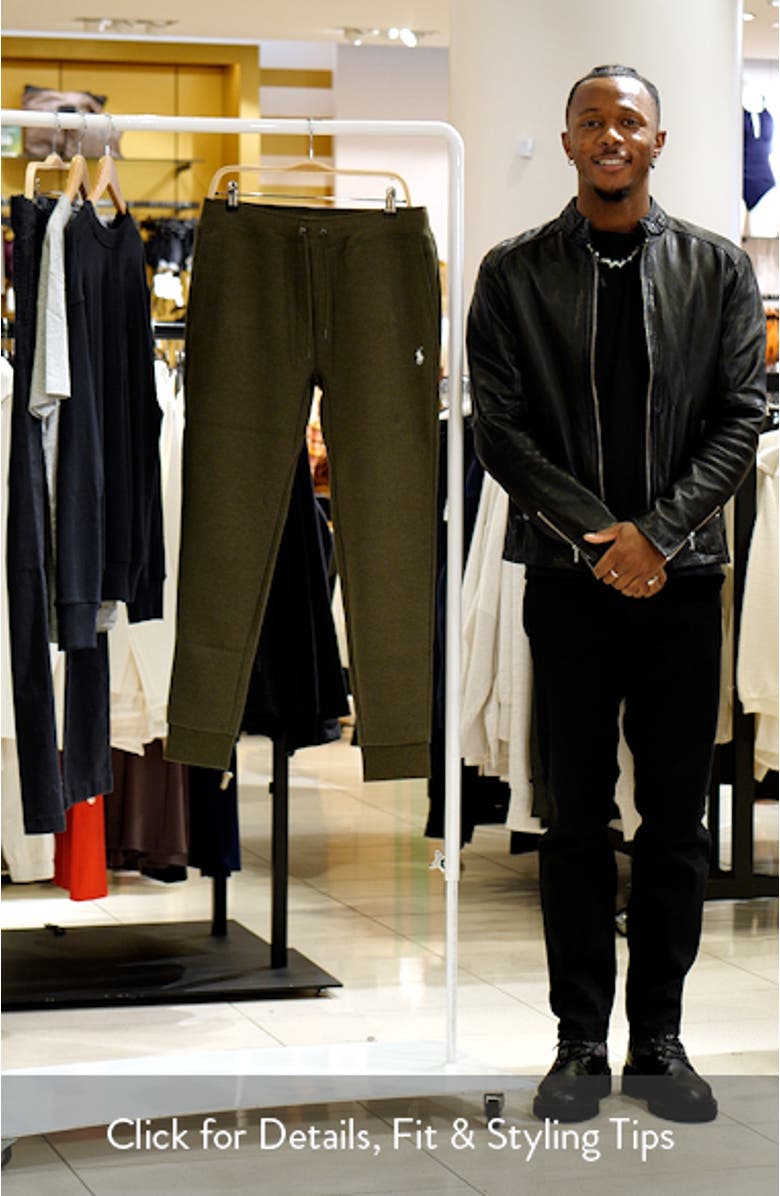 Double Knit Cotton Blend Joggers, sales video thumbnail