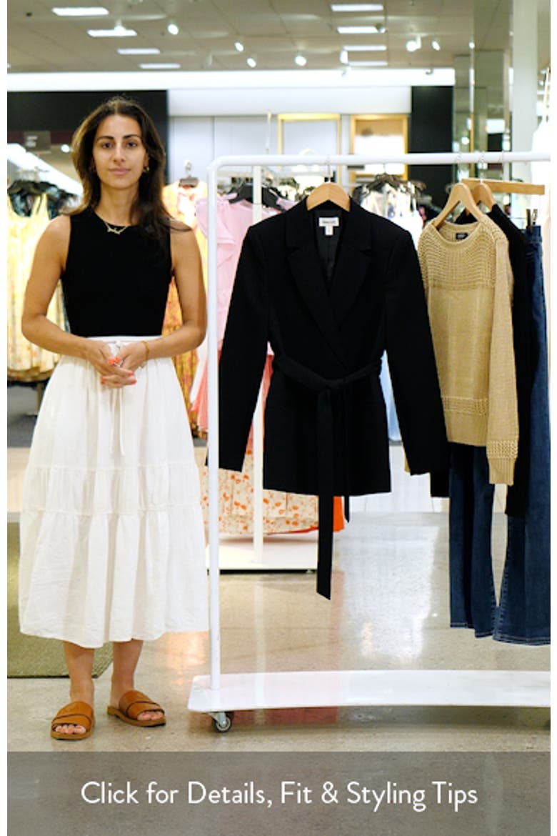 The Curator Tie Waist Blazer video