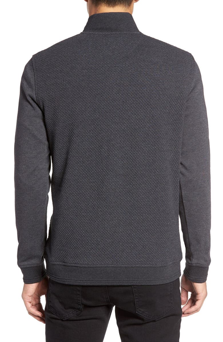Ted Baker London Draco Quarter Zip Pullover, Alternate, color, 