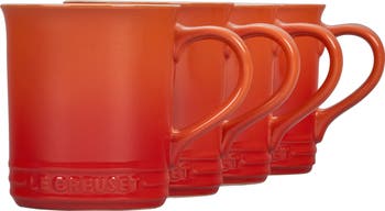 Le Creuset Set of Four 14-Ounce Stoneware Mugs | Nordstrom