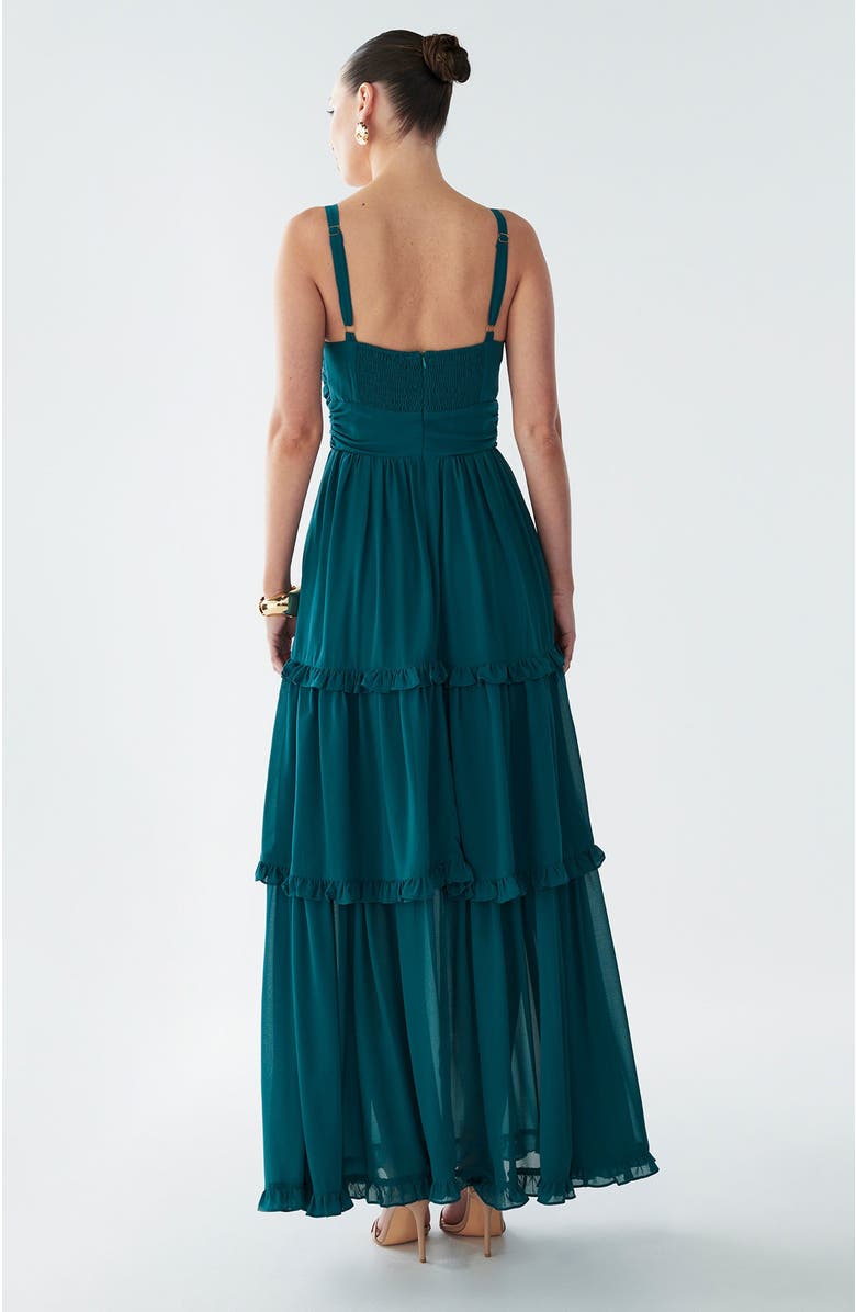 BWLDR Willow Maxi Dress, Alternate, color, Teal