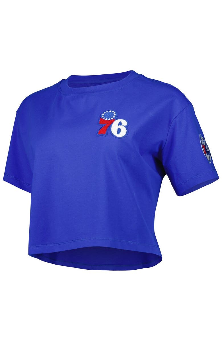 PRO STANDARD Women's Pro Standard Royal Philadelphia 76ers Classics Boxy T-Shirt, Alternate, color, Royal