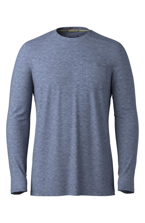 Smartwool Merino Wool Long Sleeve T-shirt In Blue