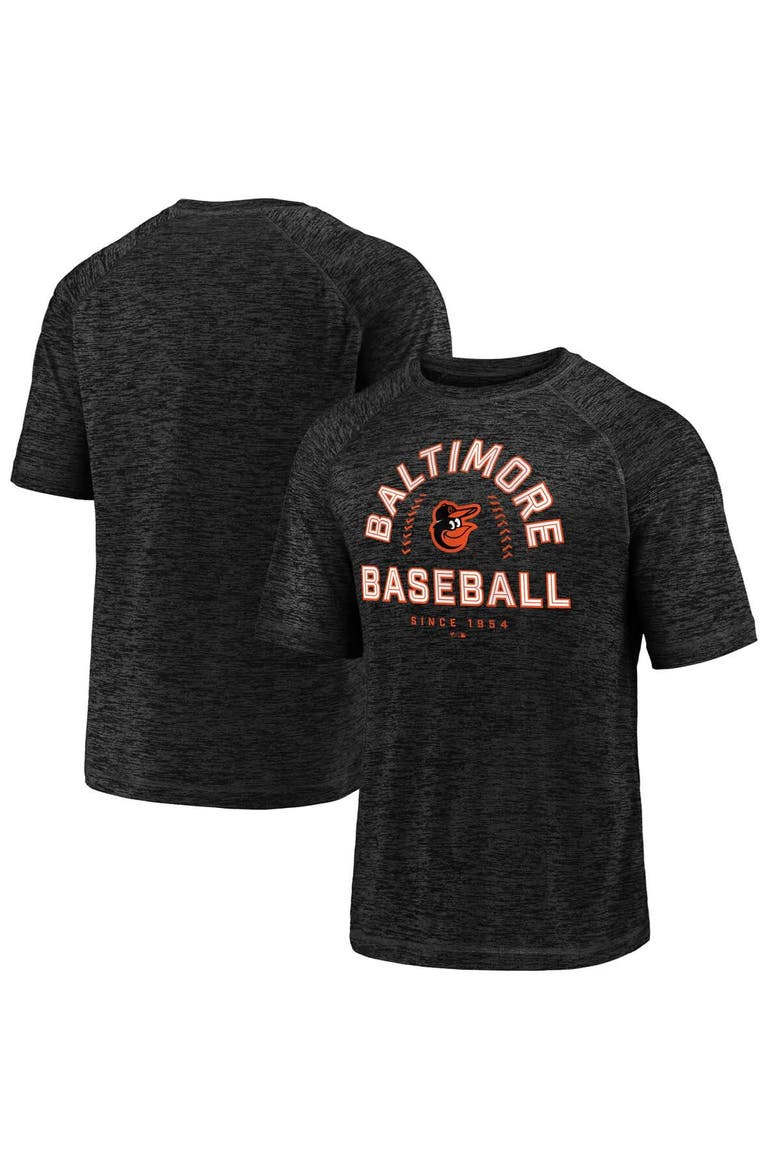 Men's Fanatics Black Baltimore Orioles Line Up Primary Threat Striated T-Shirt, Main, color, Black