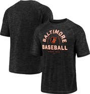 FANATICS Men's Fanatics Black Baltimore Orioles Line Up Primary Threat Striated T-Shirt