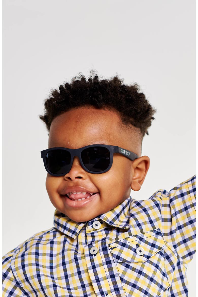 Kids' Navigator Sunglasses, Alternate, color, JET BLACK