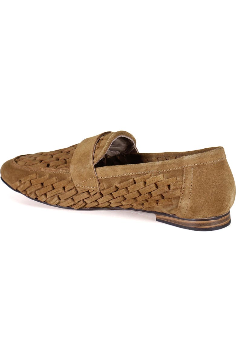 Diba True AGE LESS Woven Suede Flat Loafer, Alternate, color, Whiskey
