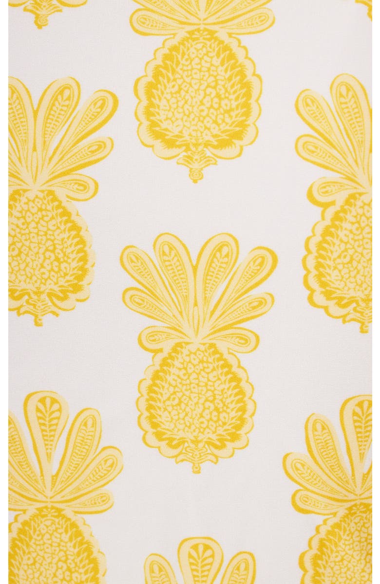 La DoubleJ Bardot Top Pineapple Sunflower White, Alternate, color, Pineapple Sunflower White