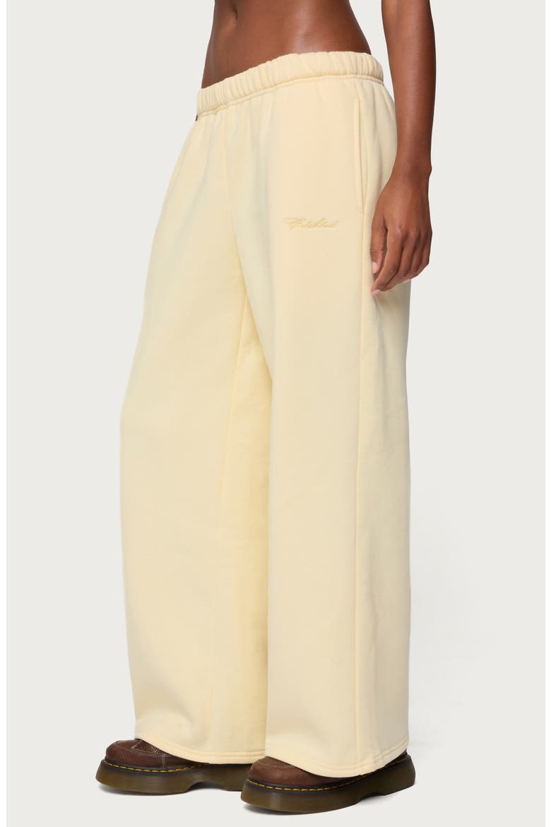 Wide Leg Sweatpants, Alternate, color, YELLOW