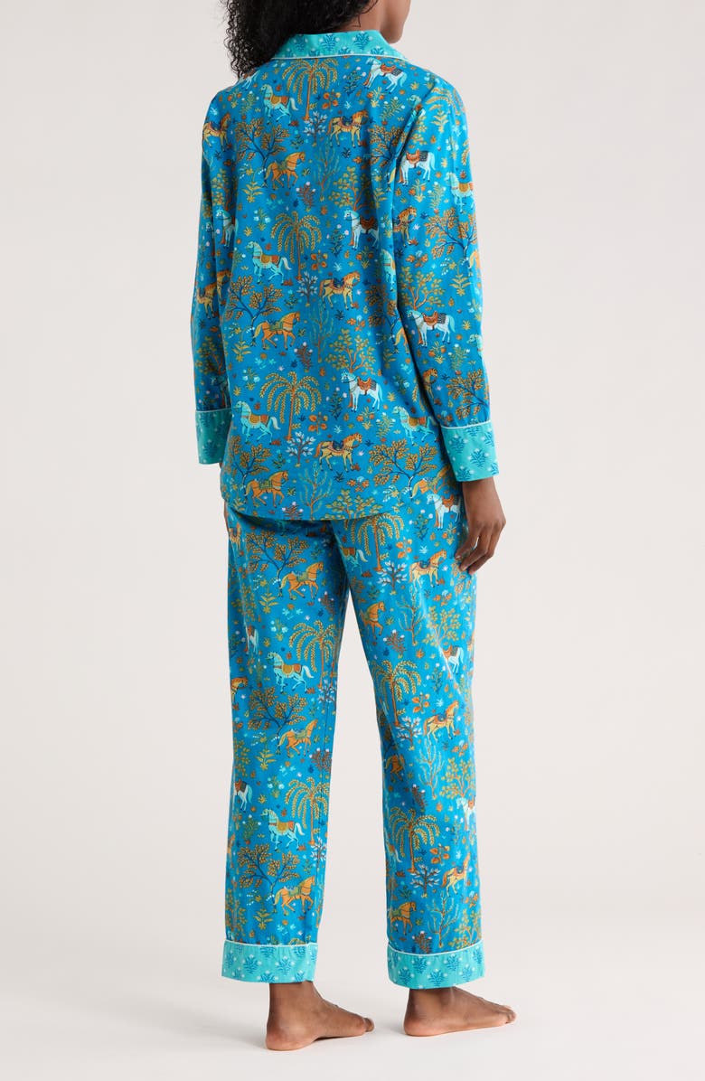 Printfresh Organic Cotton Poplin Long Pajamas, Alternate, color,