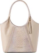 Brahmin Melora Embossed Leather Tote