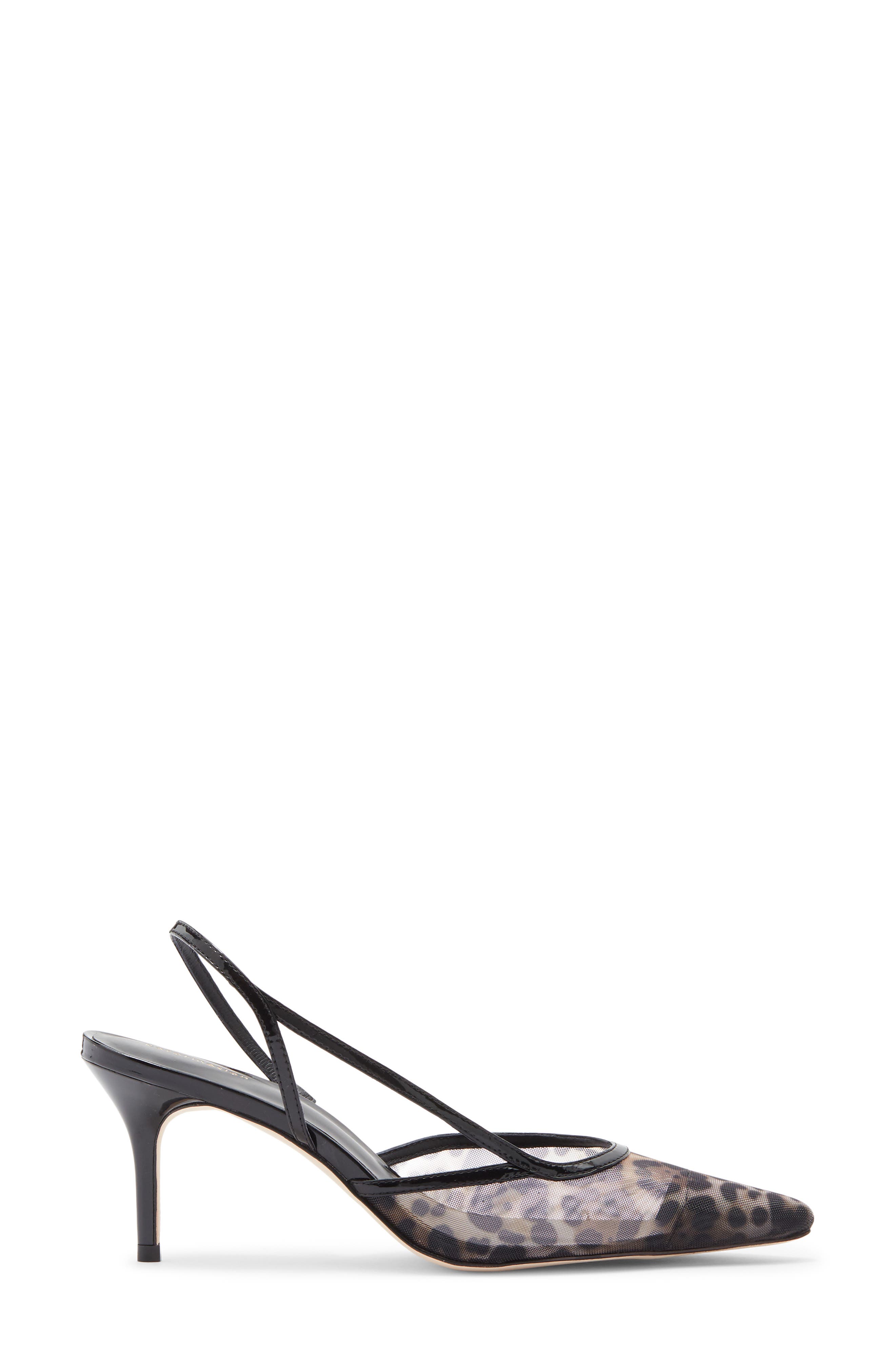 Reformation Whitnee Slingback Pump, Alternate, color, Leopard Mesh