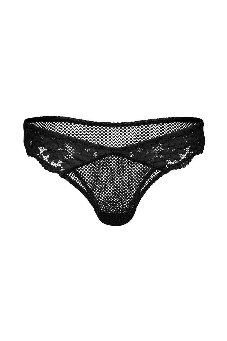 Roxanne Tanga Panties, Main, color, Black