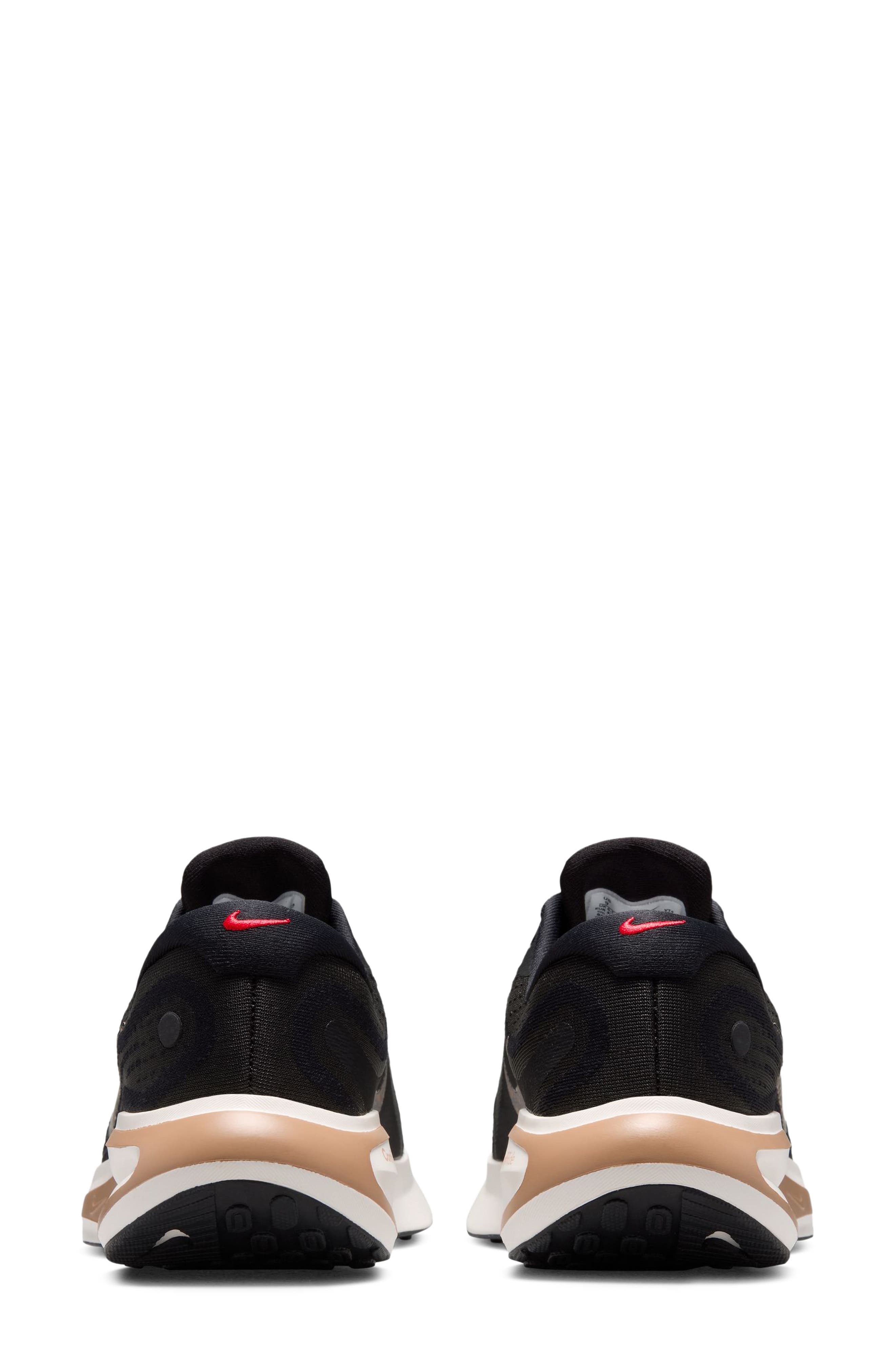 Journey Run Print Running Shoe, Alternate, color, BLACK/ FUSION RED-SAIL