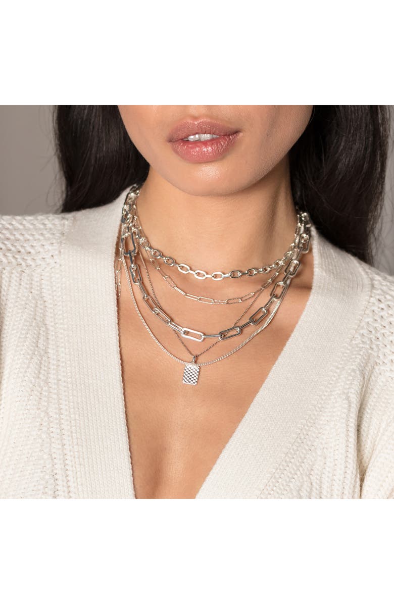 Monica Vinader Heirloom Pendant Charm, Alternate, color, Silver