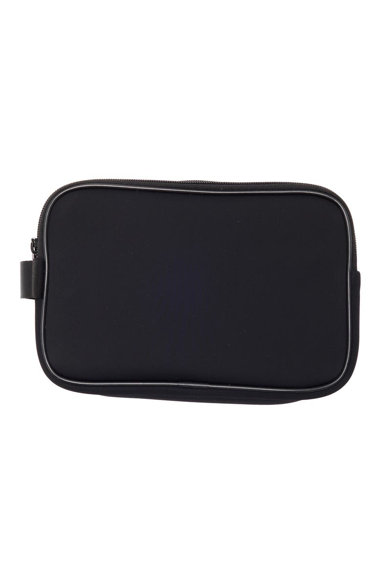 Double Zip Tech Case, Main, color, BLACK