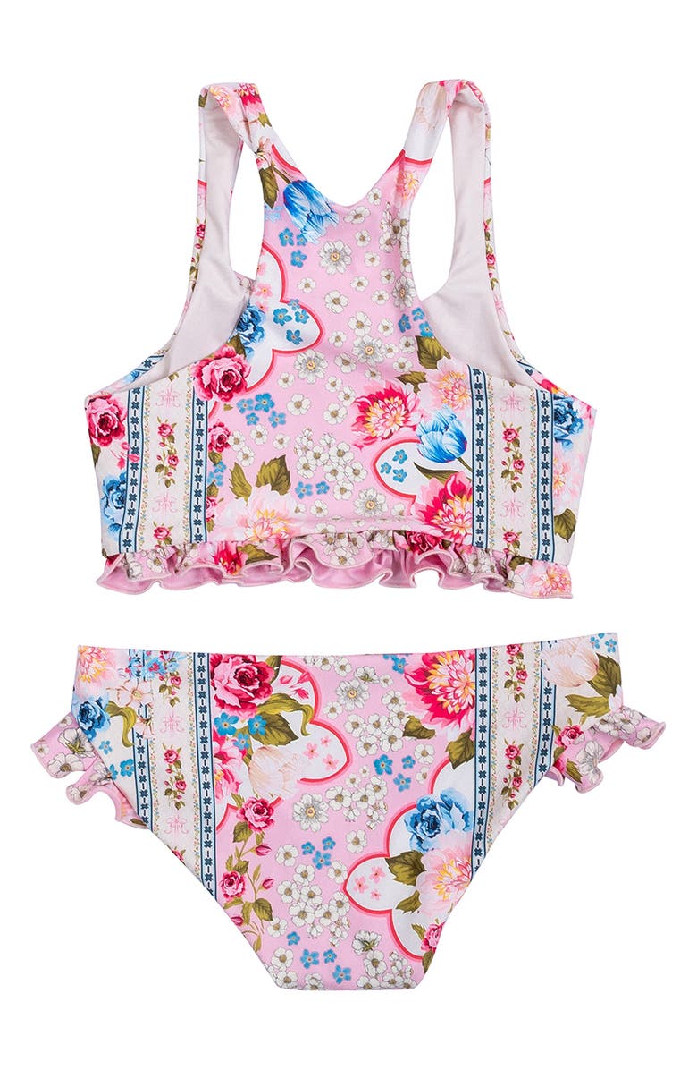 Agua Bendita Kids' Aleida Meraki Two-Piece Swimsuit, Alternate, color, Pink
