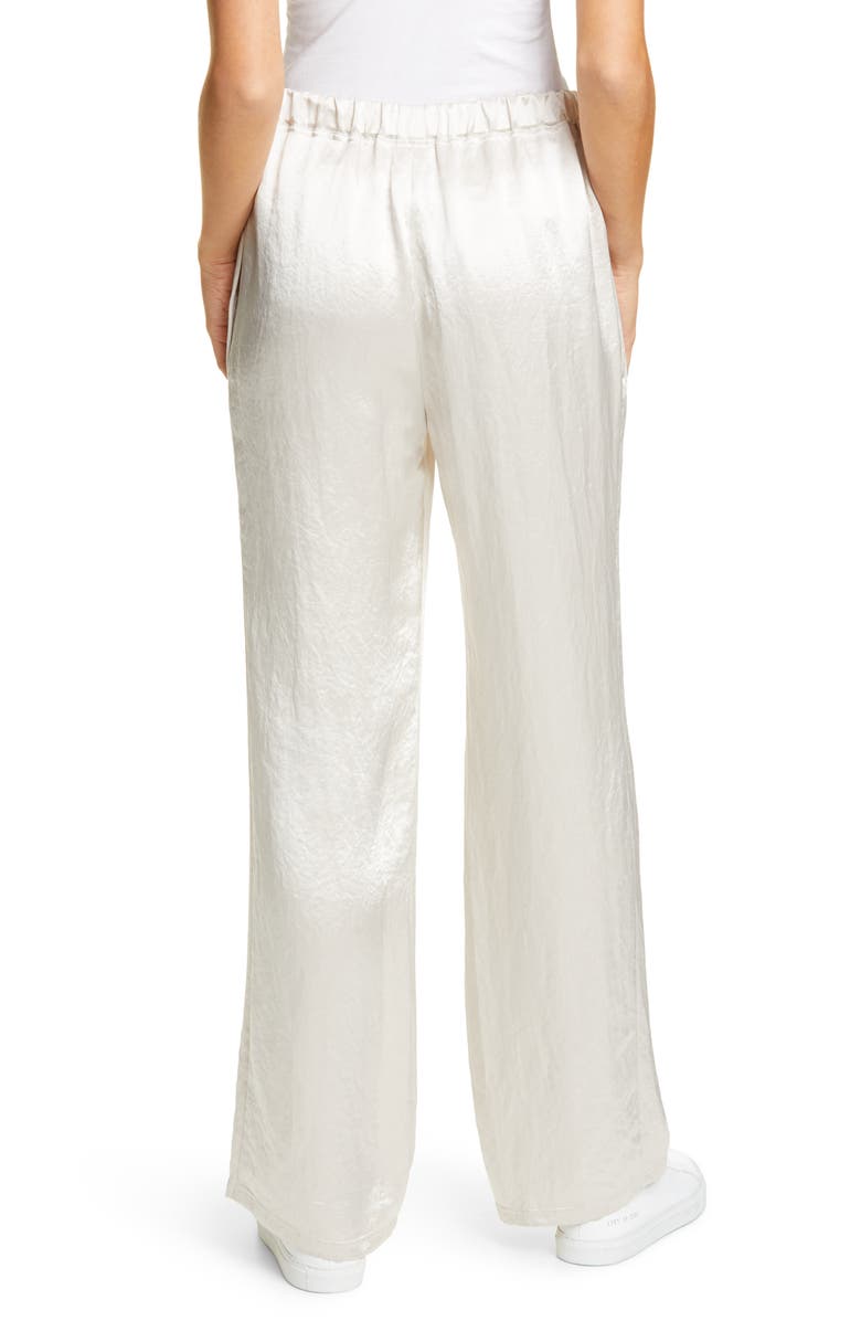 Max Mara Leisure Mach Hammered Satin Pants, Alternate, color, 