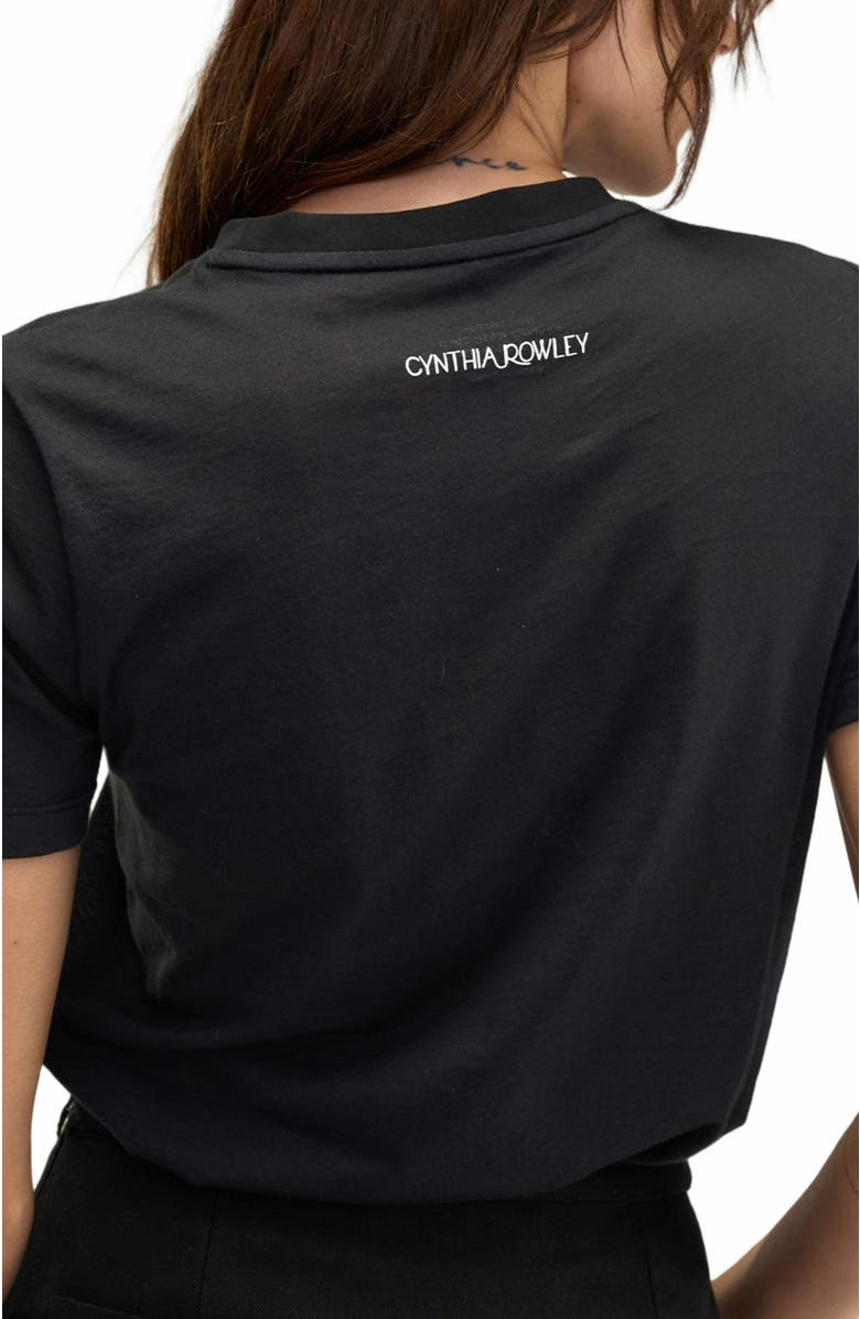 Cynthia Rowley Heart of Gold Tee, Alternate, color,