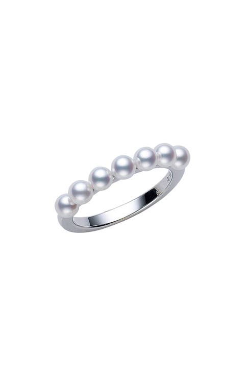 Akoya Pearl Cluster Ring