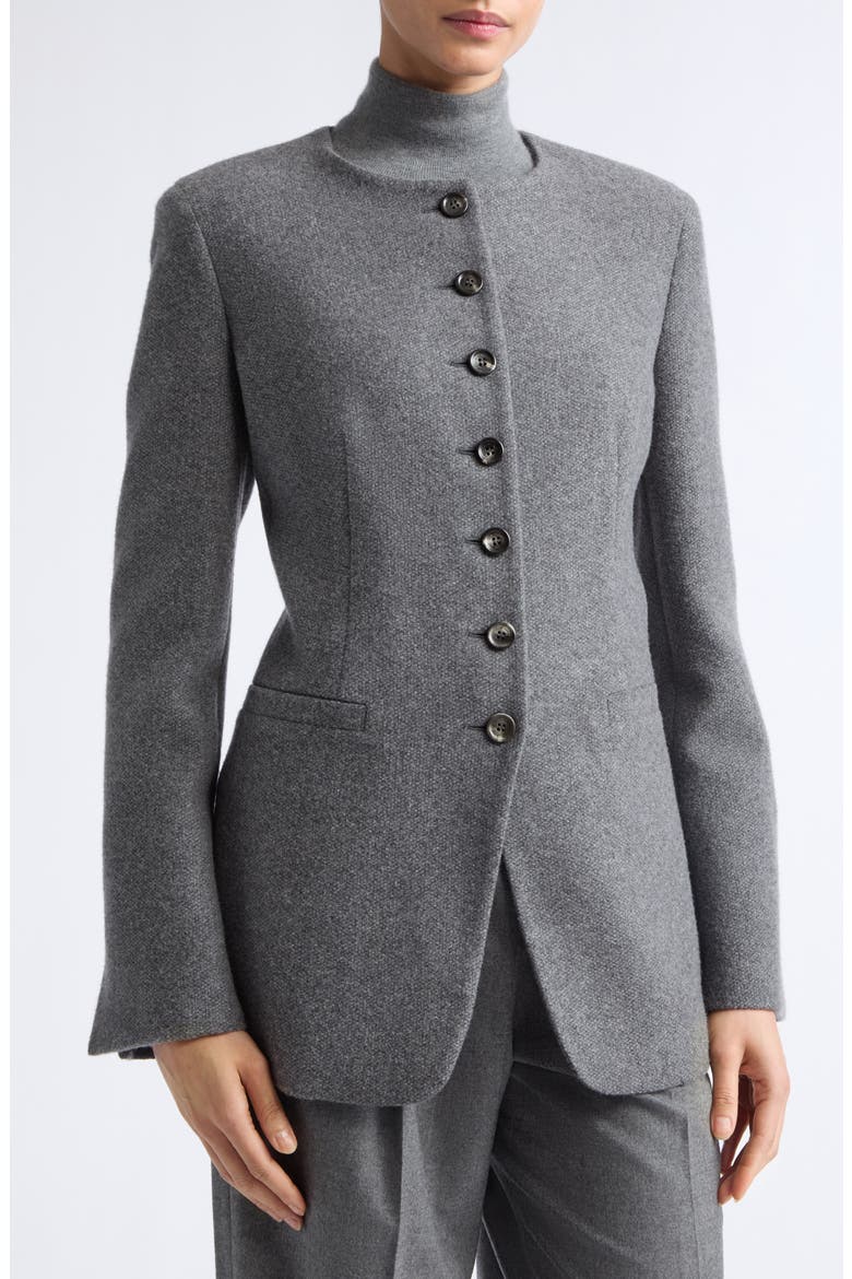 Falla Cashmere Jacket, Alternate, color, DARK GREY