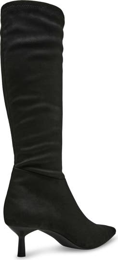 【レディース】Steve Madden Astoria Knee High ブーツ ASTOR Black Leather Knee High Boots | Women's Designer Boots