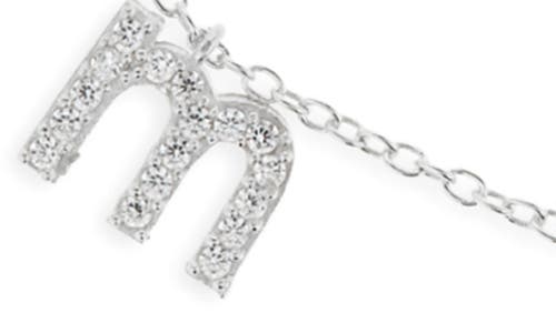 The Sis Kiss Lowercase Mama Necklace In Silver