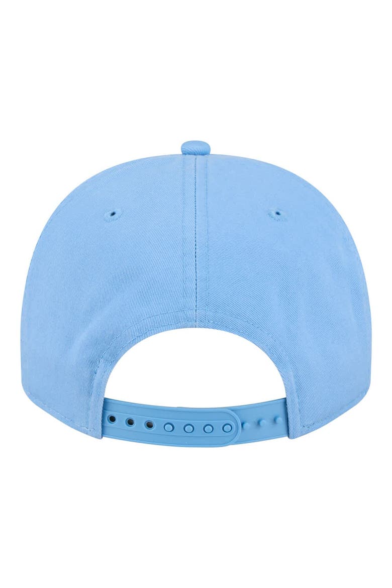 Men's New Era Light Blue Philadelphia Phillies 1980 World Series Champions Throwback 9FIFTY A-Frame Snapback Hat, Alternate, color, Light Blue