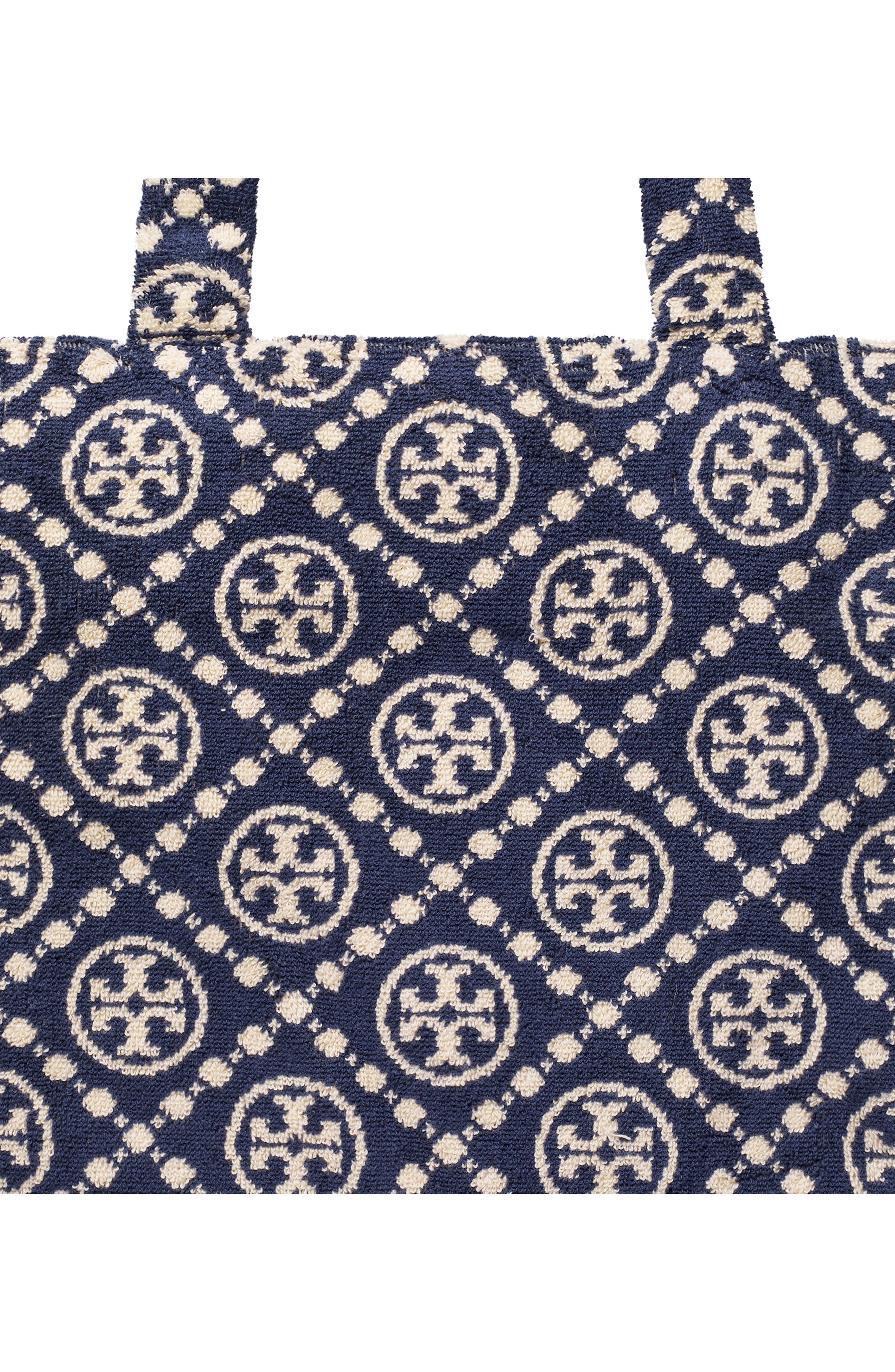 Tory Burch T Monogram Terry Cloth Tote, Alternate, color, 