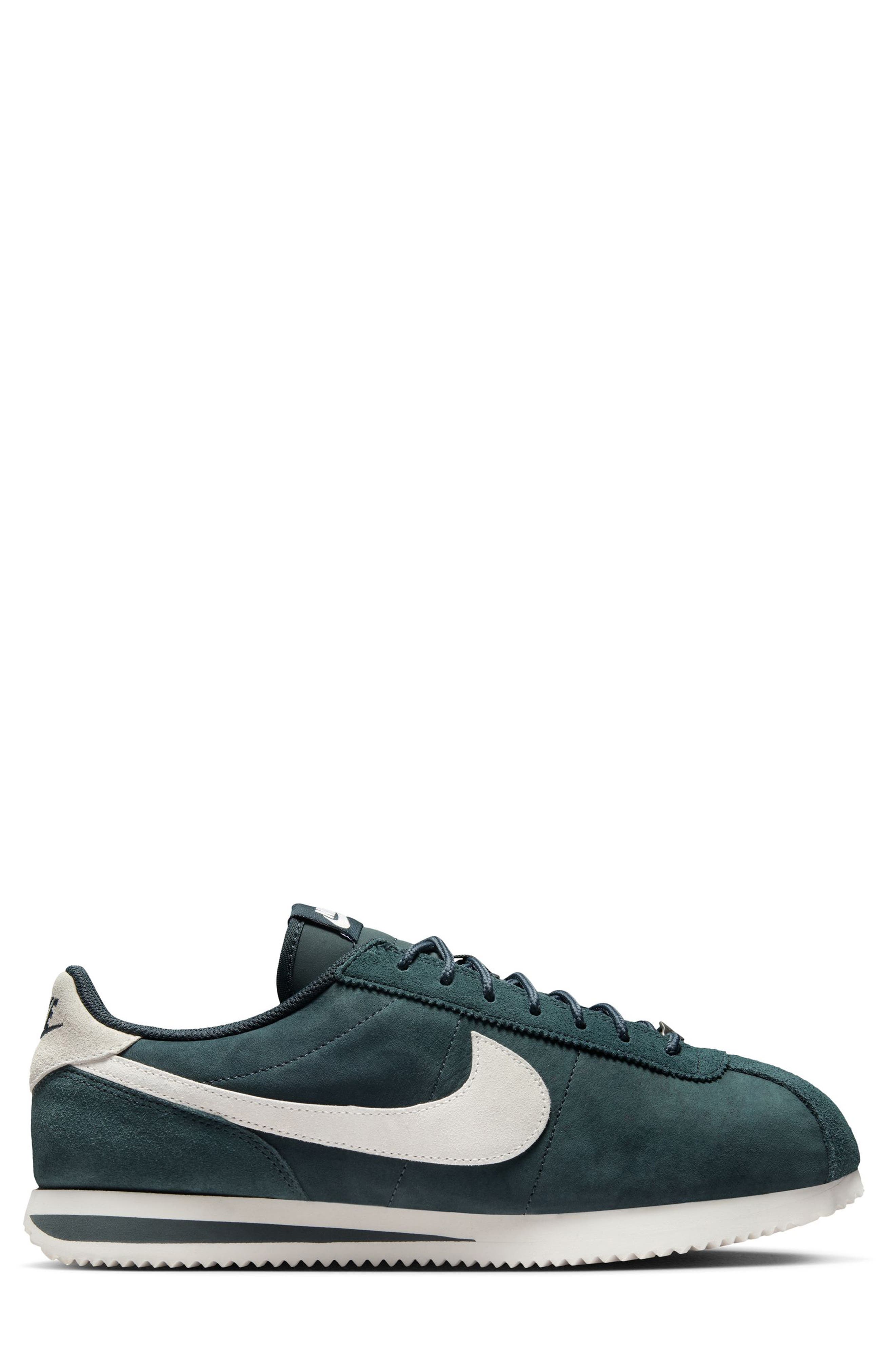 Nike Cortez Premium Sneaker, Alternate, color, 300 Seawd/Sail