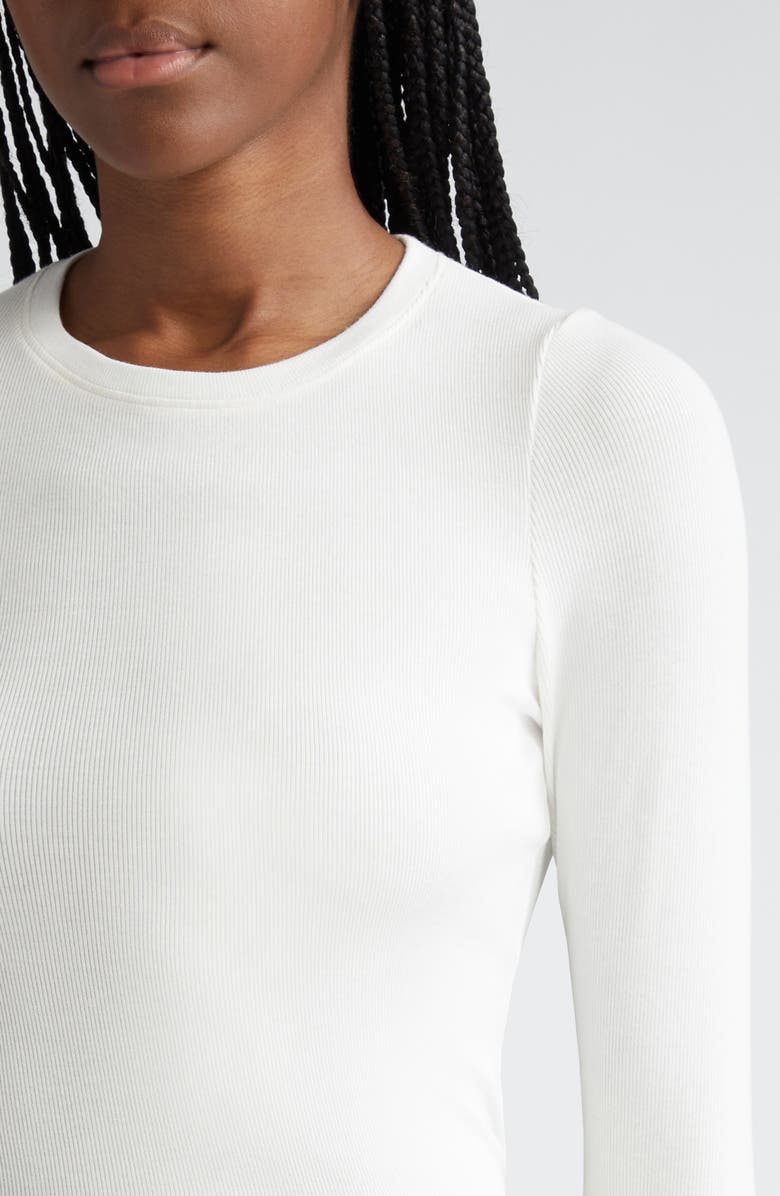Favorite Daughter The Rib Long Sleeve Top, Alternate, color, White