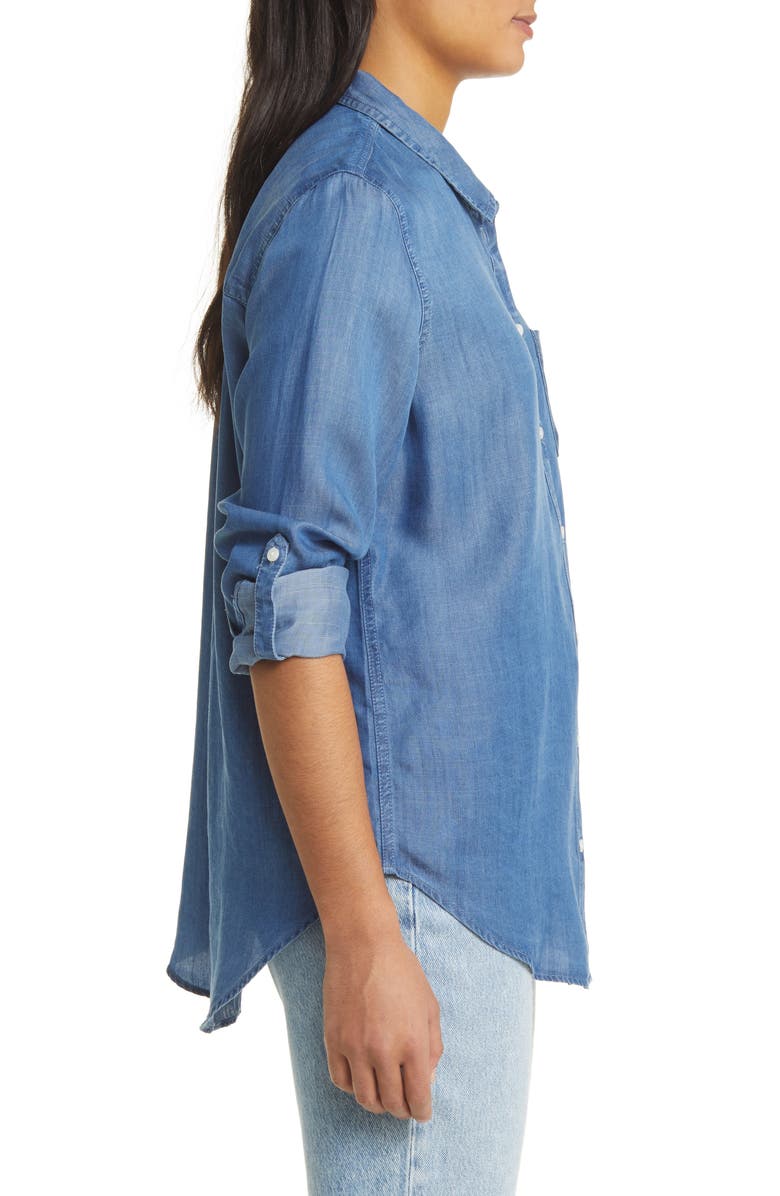 Caslon<sup>®</sup> Casual Chambray Button-Up Shirt, Alternate, color, 