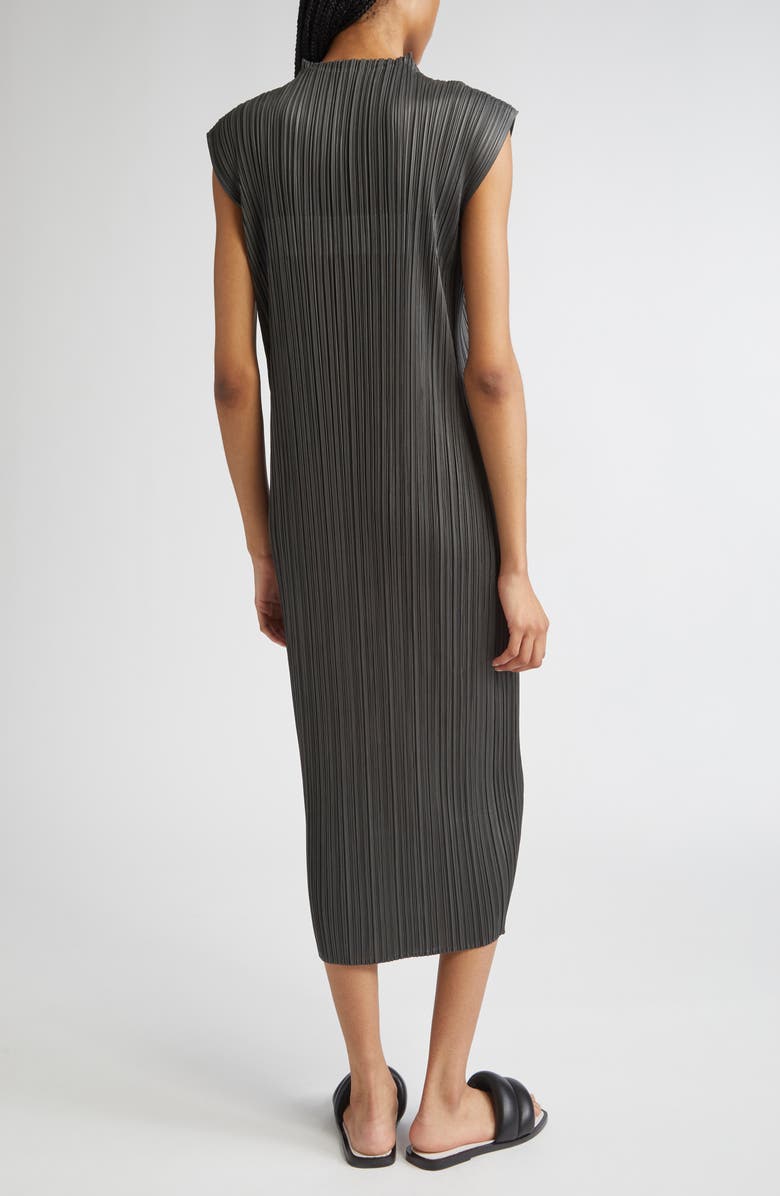 Pleats Please Issey Miyake Monthly Colors June Pleated Midi Dress, Alternate, color,