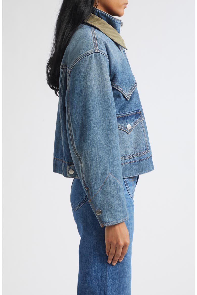 Wegner Denim Jacket, Alternate, color, MEMORY LANE