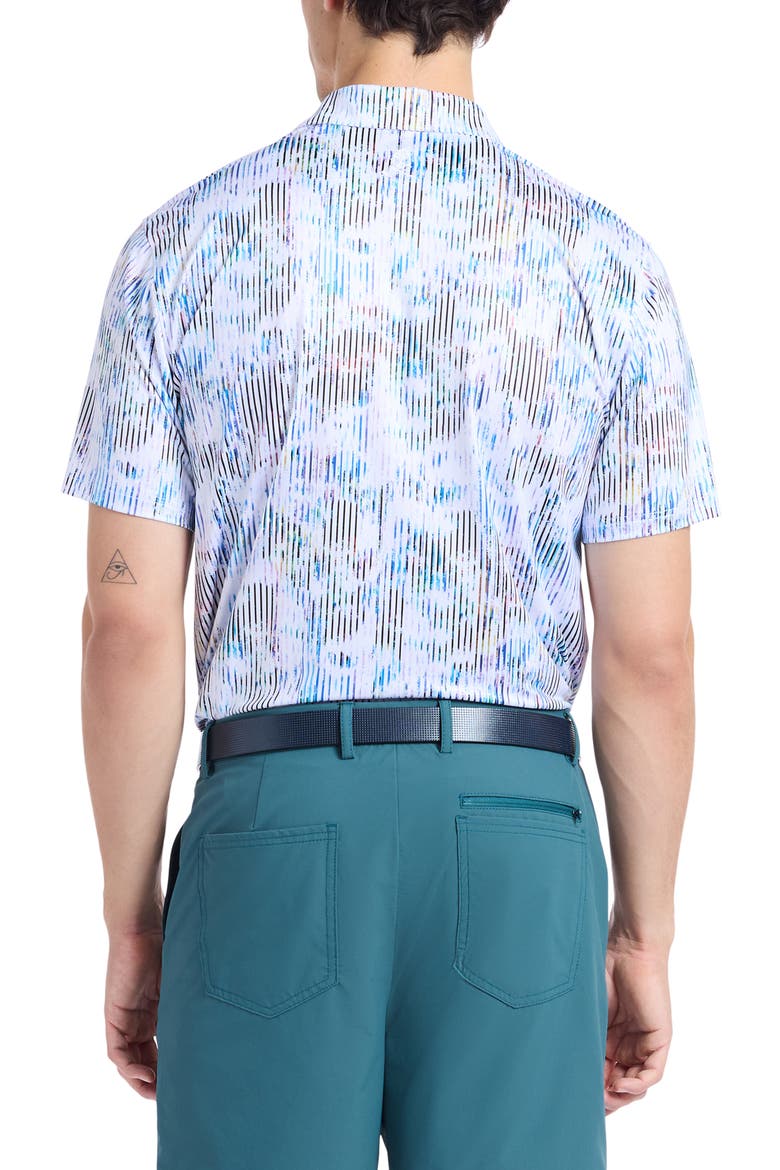 Clyne Knit Polo, Alternate, color, BLUE MULTI