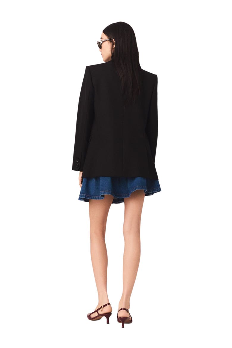 Double-breasted jacket, Alternate, color, Black