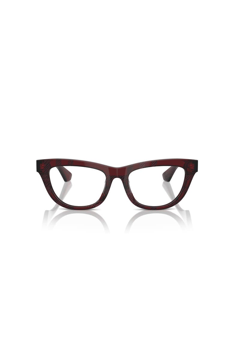 52mm Rectangle optical glasses, Alternate, color, Red
