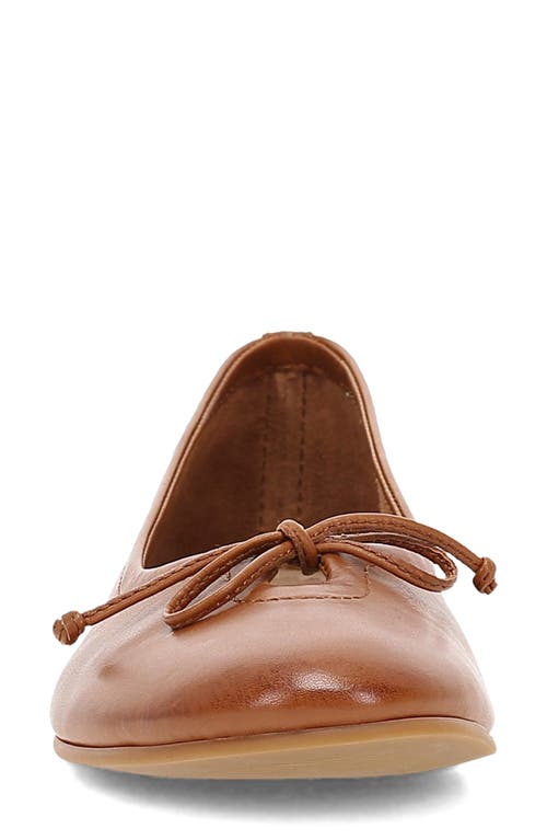 Frye Emma Ballet Flat In Dark Latte