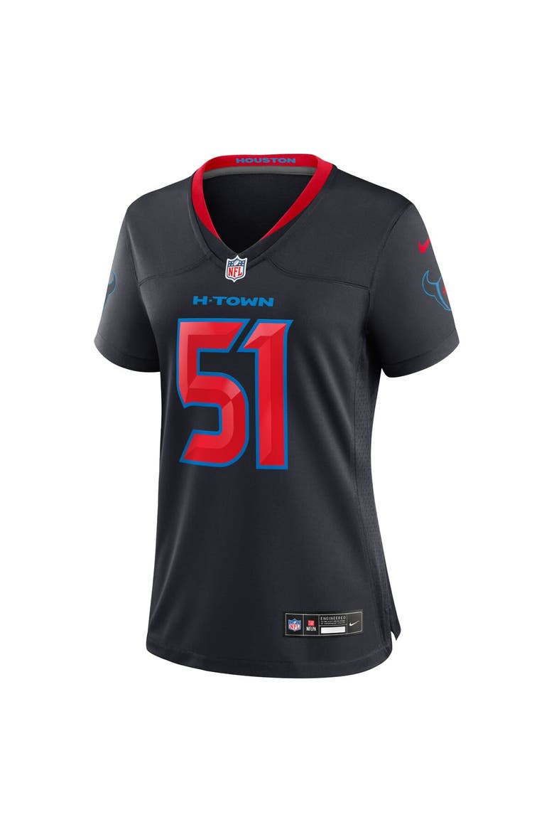Women's Nike Will Anderson Jr. Navy Houston Texans 2nd Alternate Game Jersey, Alternate, color, Navy