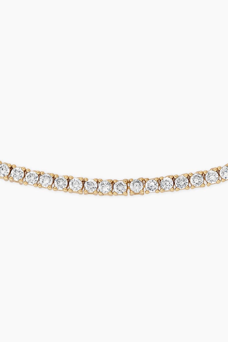 Everyday Tennis Necklace, Main, color, Yellow Gold