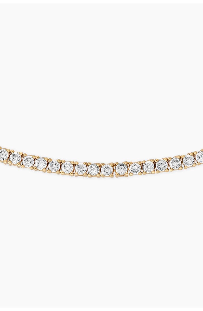 Alexa Leigh Everyday Tennis Necklace, Main, color, Yellow Gold
