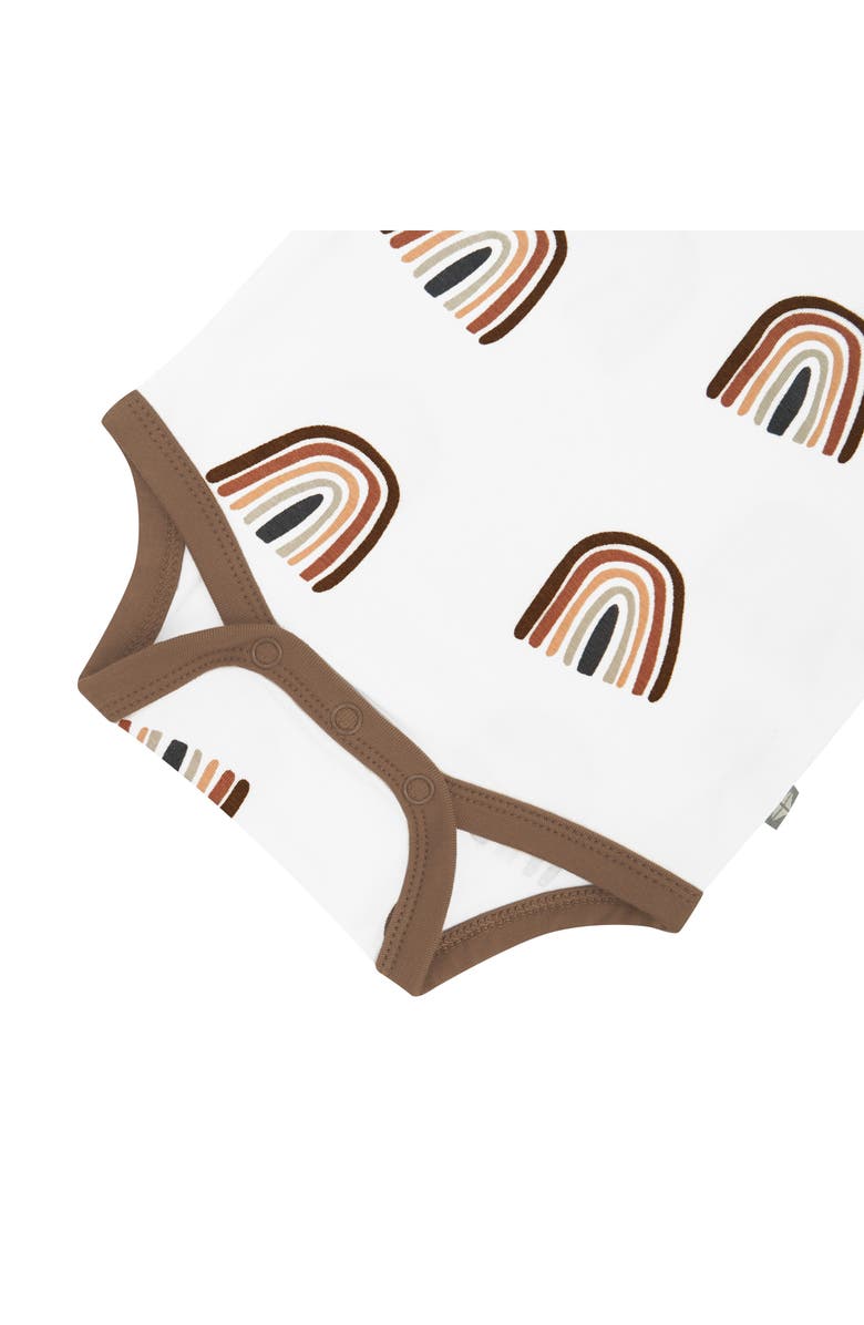 Kyte BABY Coffee Rainbow Bodysuit, Alternate, color,