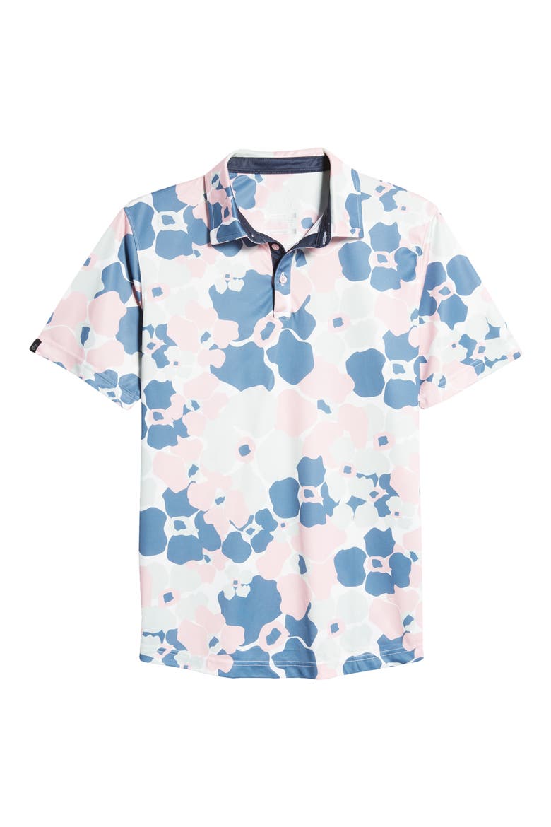Ace Golf Polo, Alternate, color, FLAMINGO-MINT-BLUE