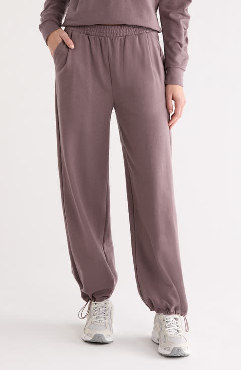 Cinch Cord Hem Sweatpants