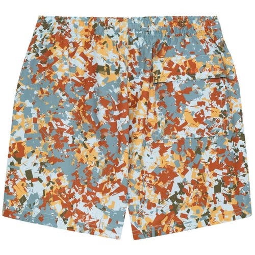 Le Club Resortwear 4.25" Le Club 4 Way Stretch Mens Swim Trunk In Camo